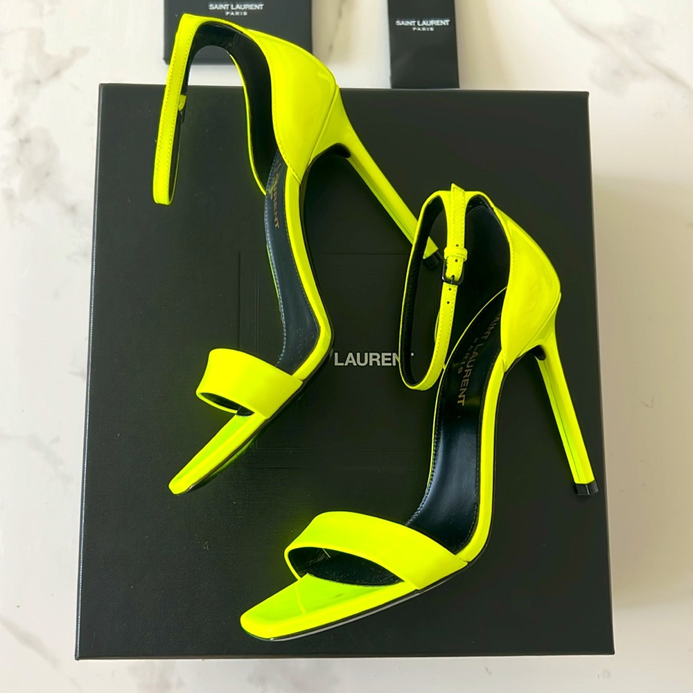 Saint Laurent amber strap heel 36sz, sale !!! - Picture 5 of 13